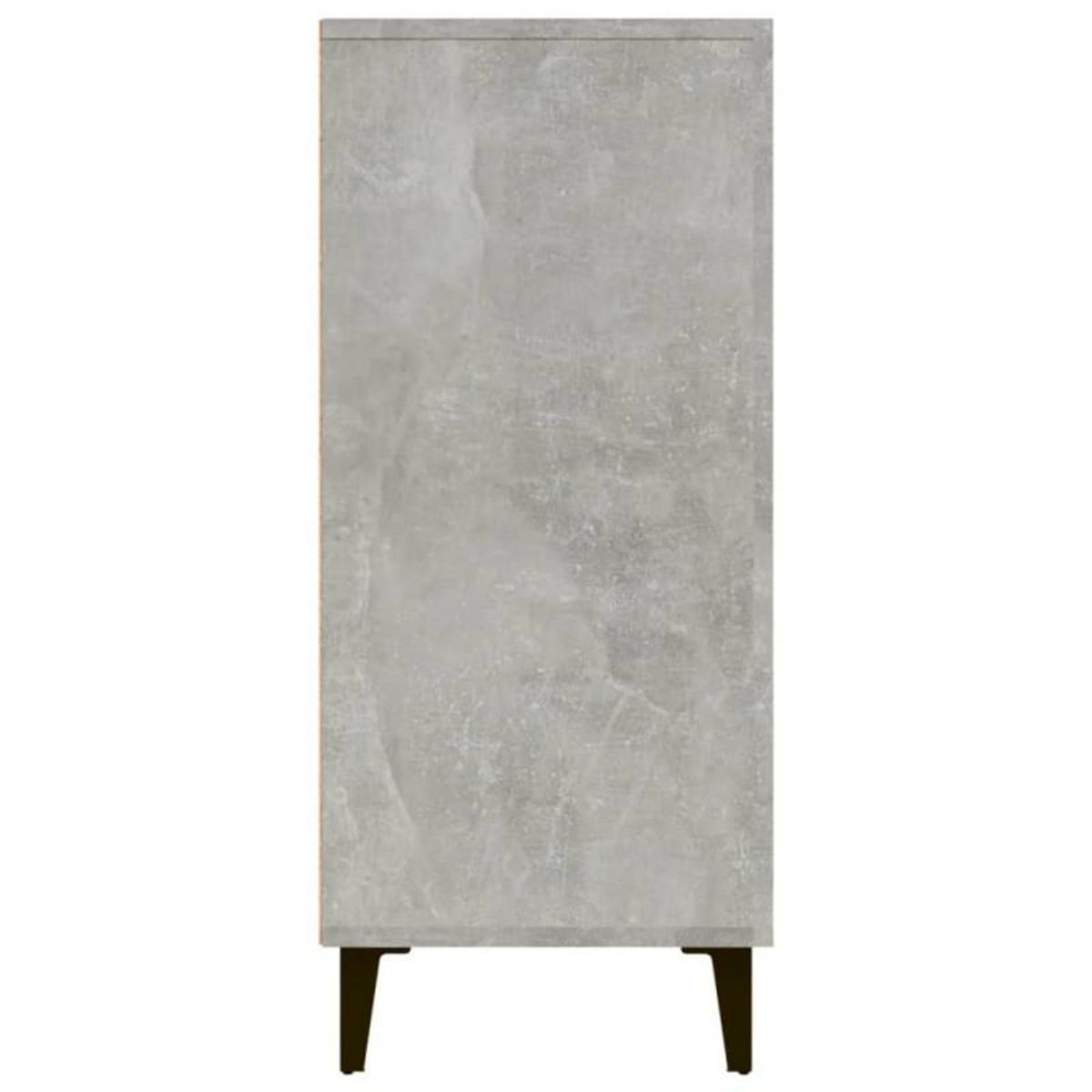 VIDAXL Buffet gris béton 90x34x80 cm bois d ingénierie