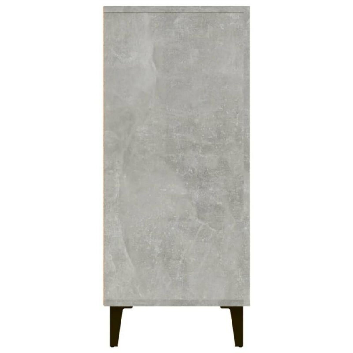 VIDAXL Buffet gris béton 90x34x80 cm bois d ingénierie