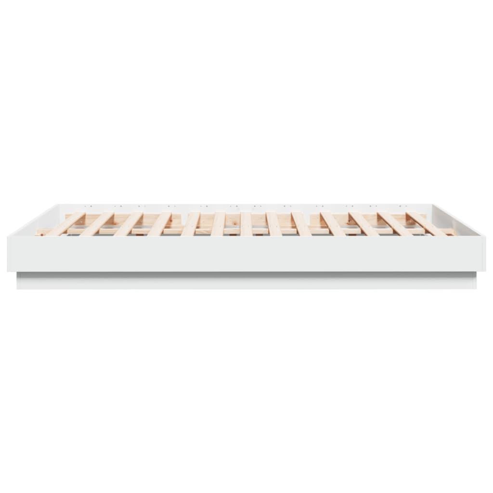 Voir la diapositive 5 : VIDAXL Cadre de lit sans matelas blanc 160x200 cm