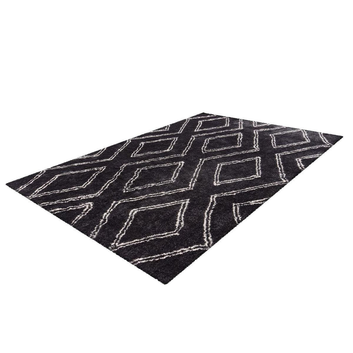 Paris Prix Tapis Imprimé Losange  Orlando  Anthracite
