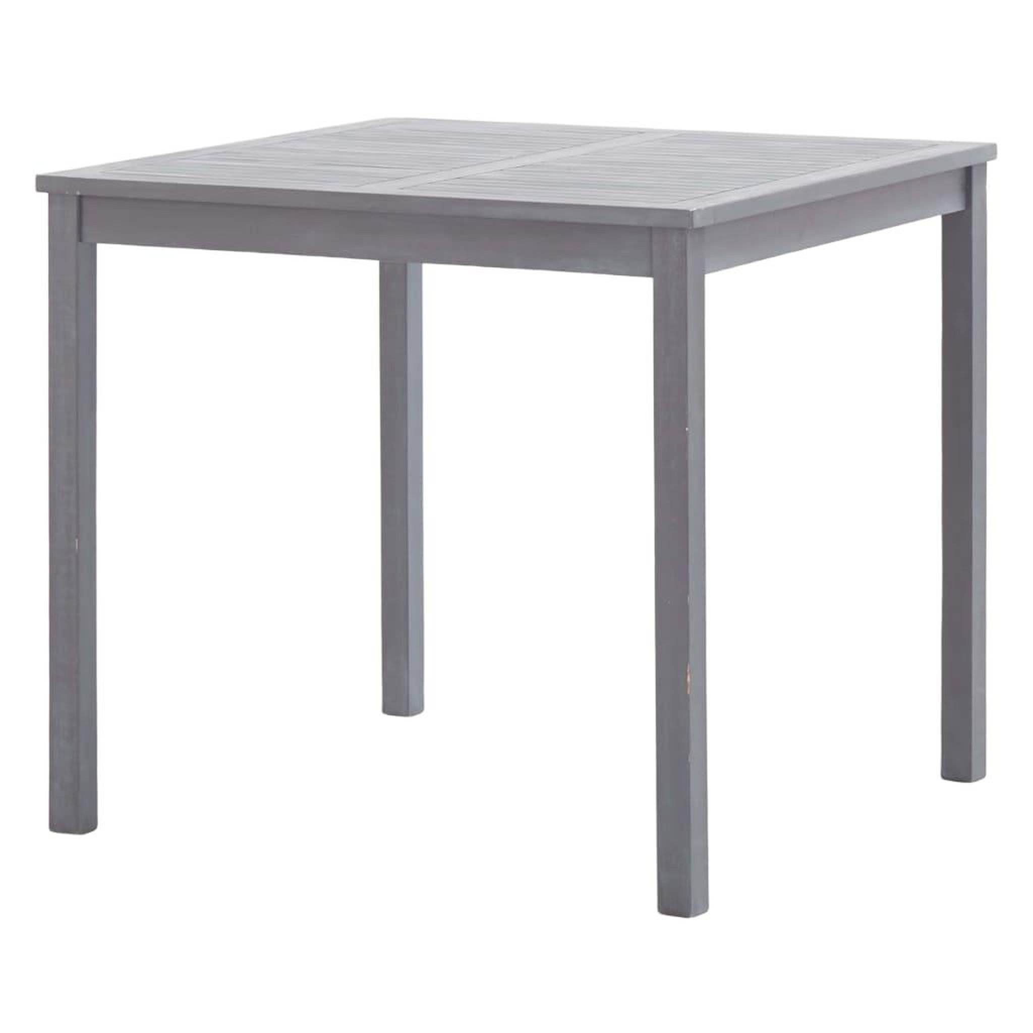 Voir la diapositive 3 : VIDAXL Ensemble a manger de jardin 5 pcs bois d'acacia massif gris