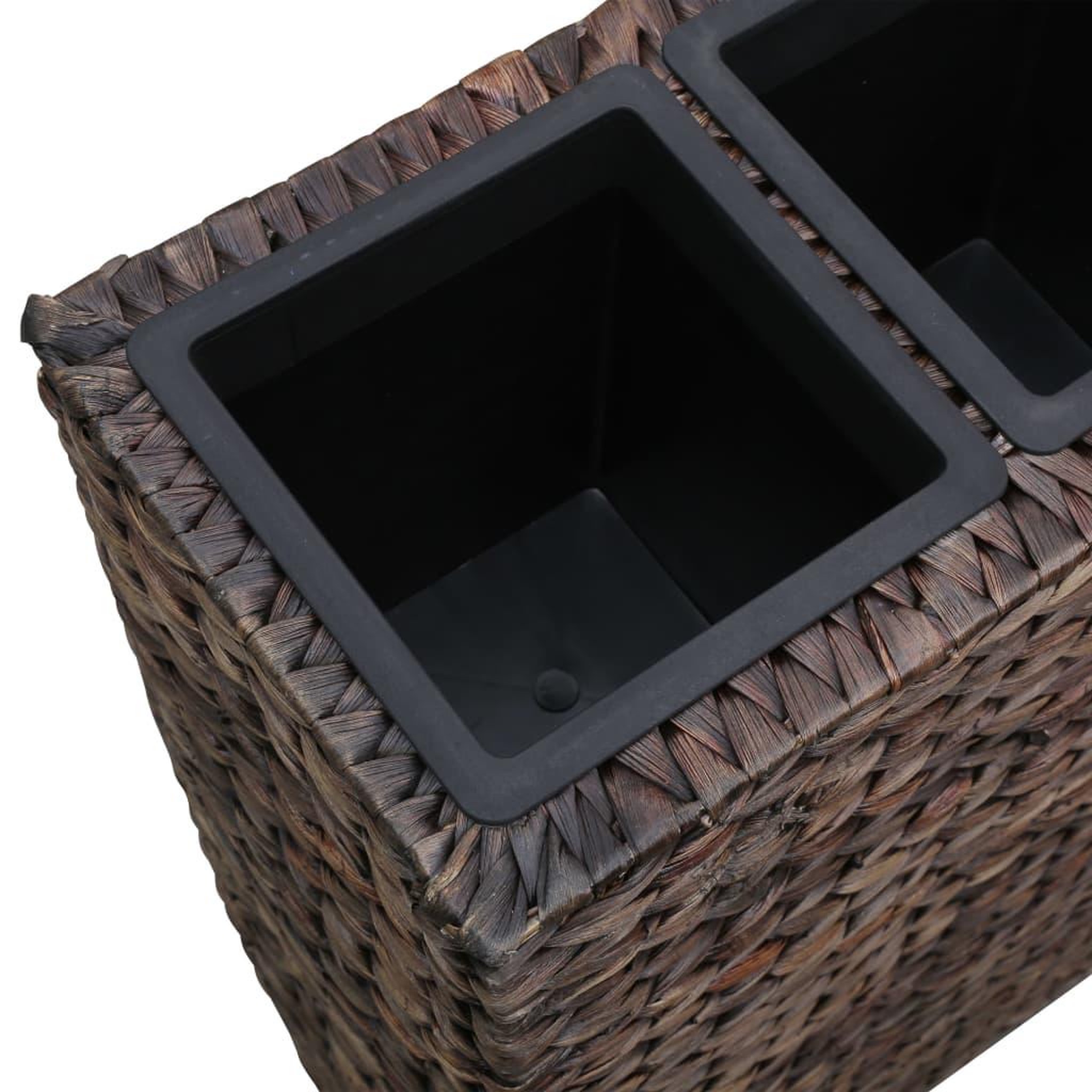 Voir la diapositive 5 : VIDAXL Lit sureleve avec 4 pots Jacinthe d'eau Marron