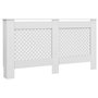 Voir la diapositive 3 : VIDAXL Cache-radiateurs 2 pcs Blanc 152x19x81,5 cm MDF