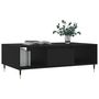 Voir la diapositive 3 : VIDAXL Table basse noir 104x60x35 cm bois d'ingenierie