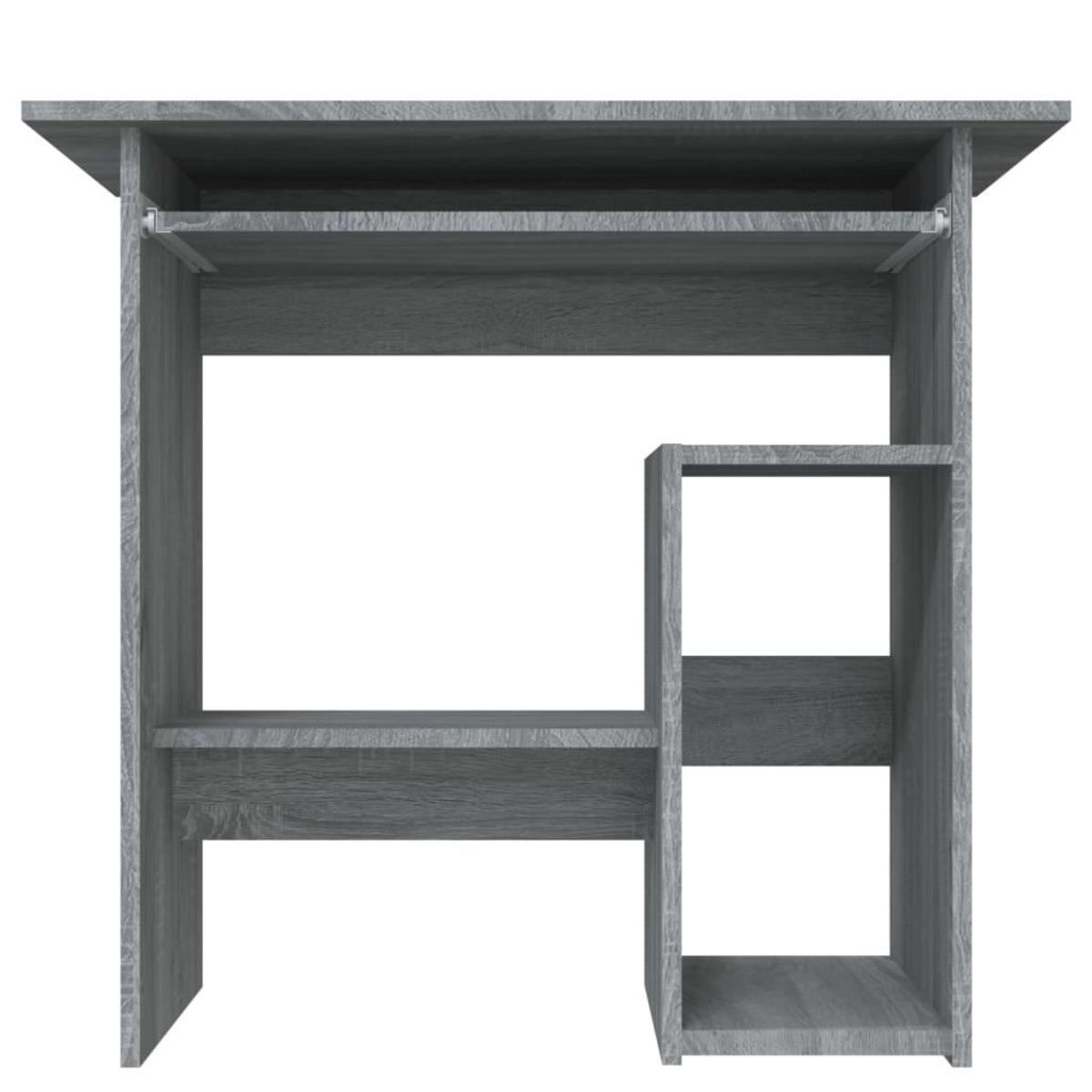 VIDAXL Bureau Sonoma gris 80x45x74 cm Bois d'ingenierie