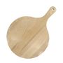 Voir la diapositive 6 : Fackelmann 4 Planches à pizza et tarte flambée en bois 30 cm et Roulette à pizza en inox Fackelmann