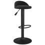 Voir la diapositive 2 : VIDAXL Tabouret de bar Noir Velours