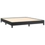 Voir la diapositive 4 : VIDAXL Cadre de lit sans matelas noir 180x200 cm similicuir