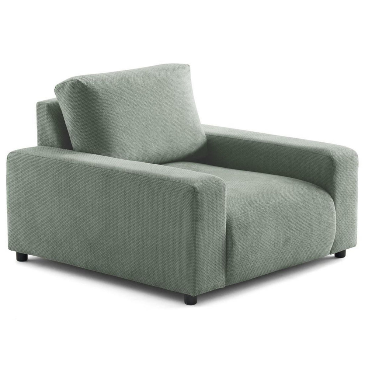 LISA DESIGN Pivoine - fauteuil en velours texturé