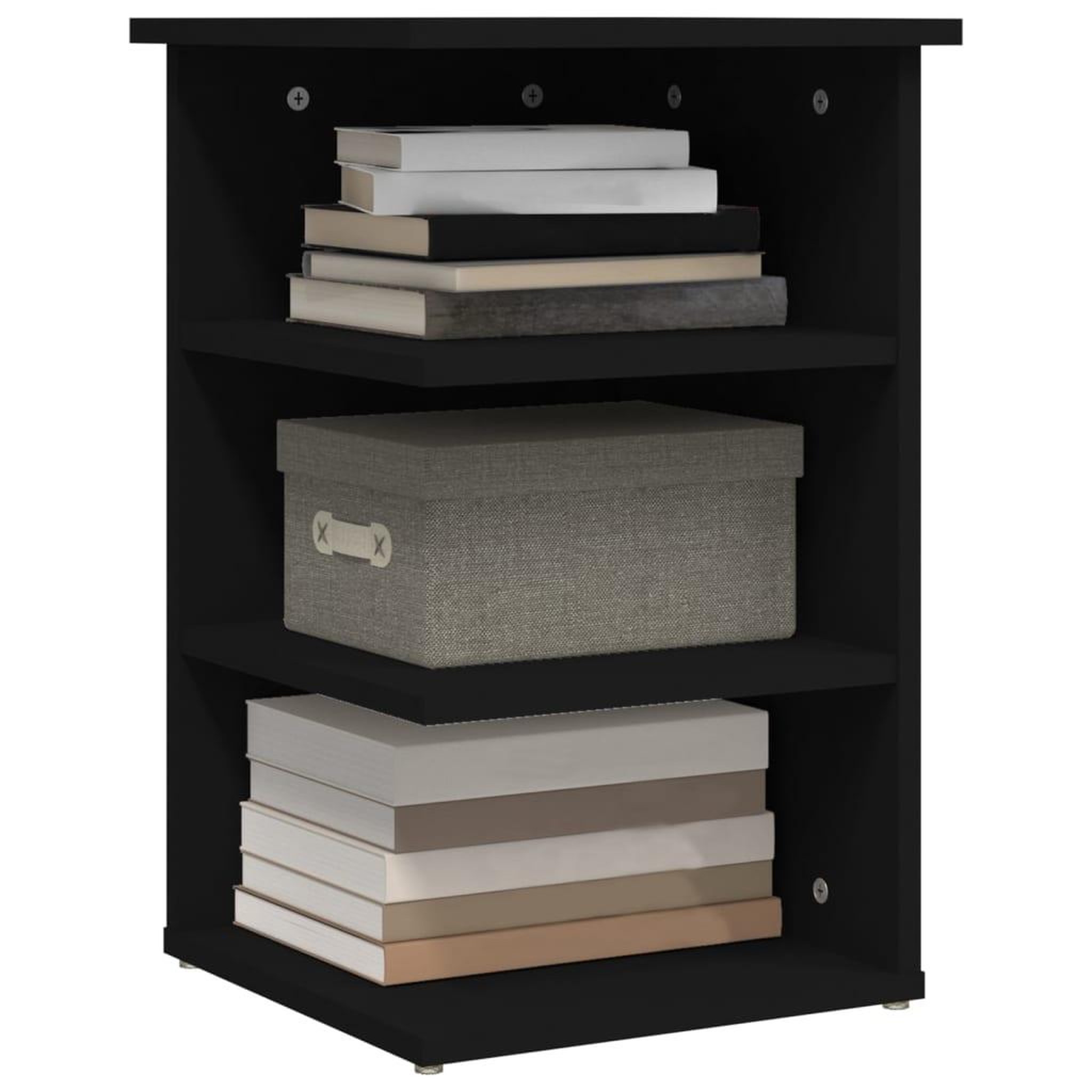 Voir la diapositive 4 : VIDAXL Armoire laterale Noir 35x35x55 cm Agglomere