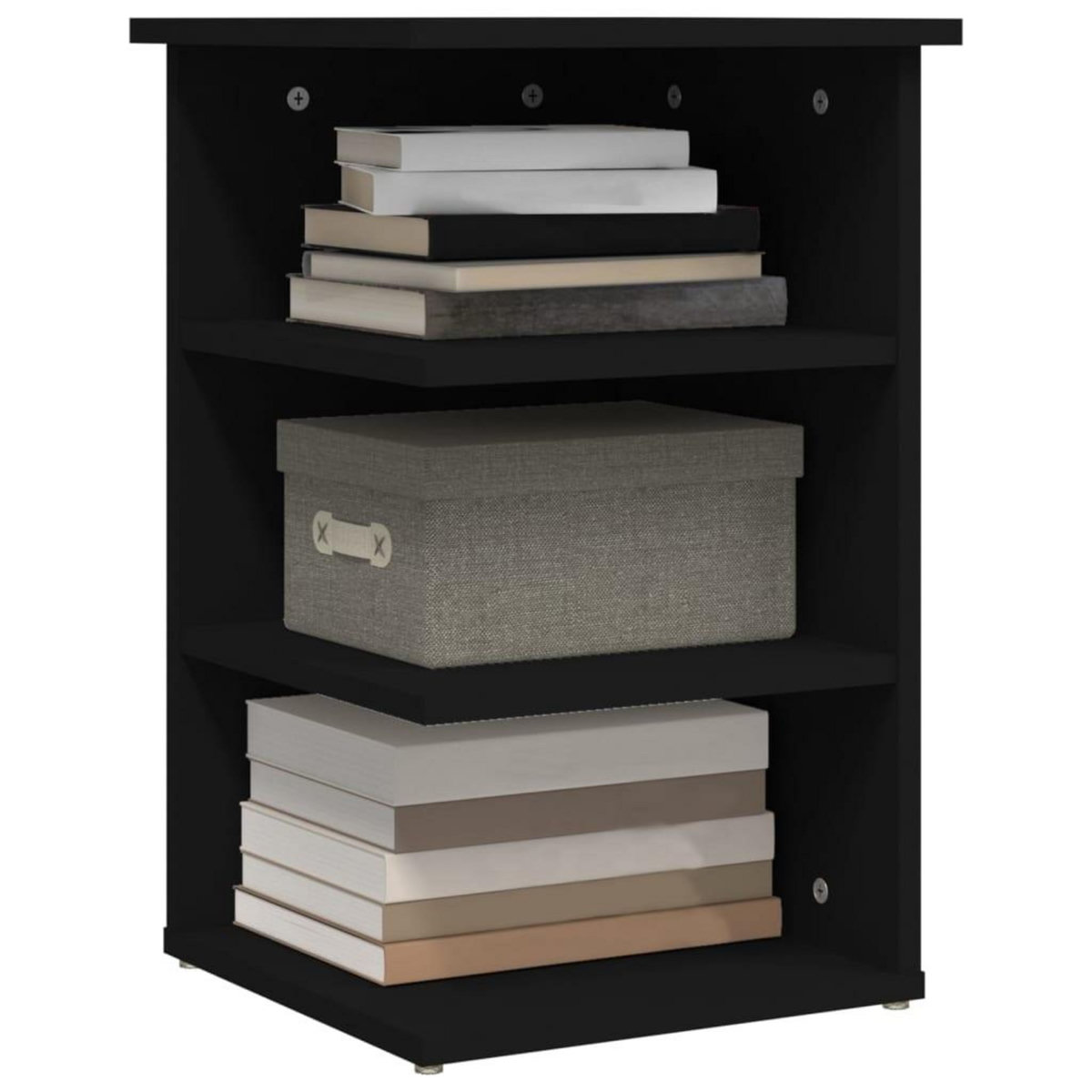 VIDAXL Armoire laterale Noir 35x35x55 cm Agglomere