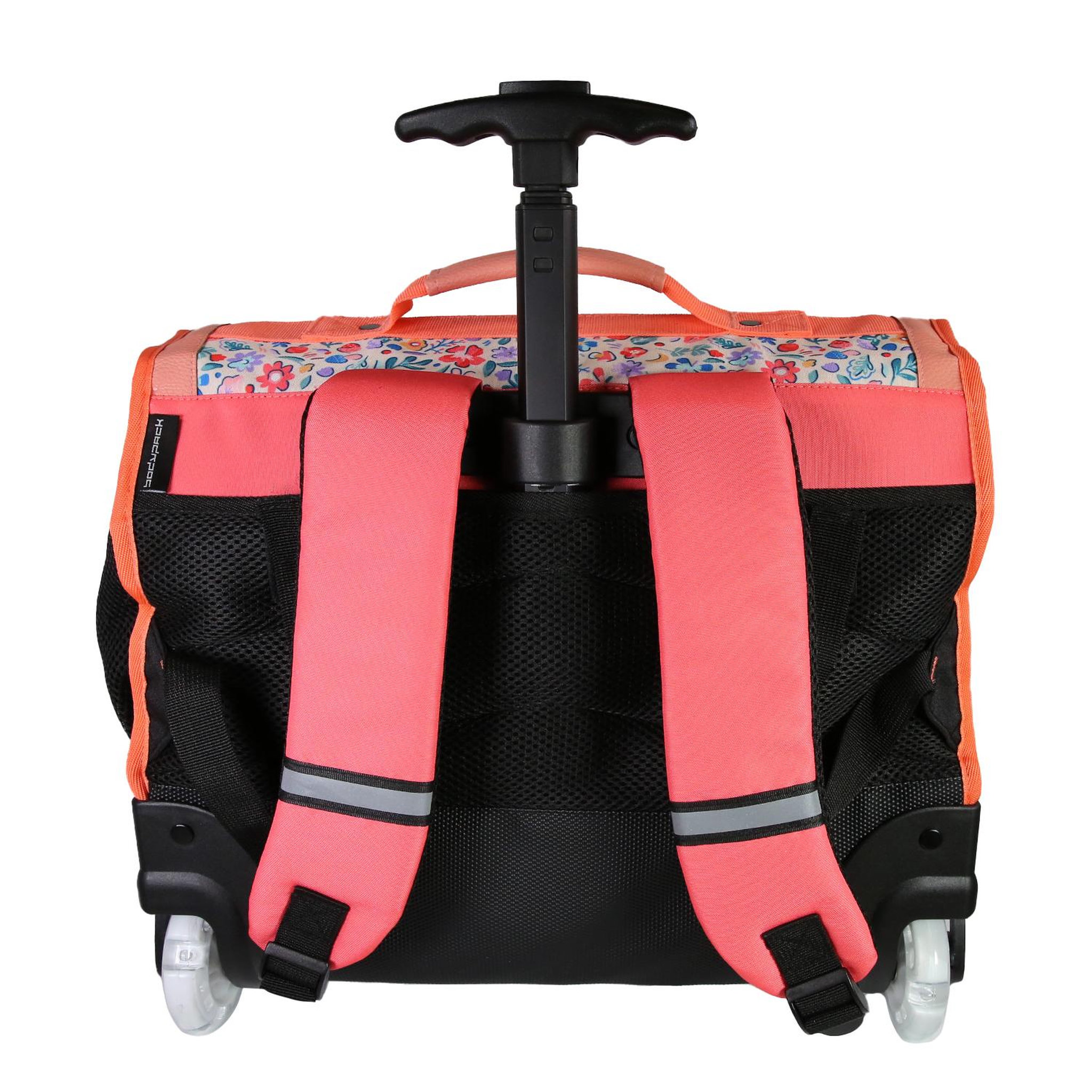 Voir la diapositive 4 : BODYPACK Bodypack - Cartable à Roulettes Bloom 41cm - Fille - Recyclé - 2 Compartiments - Roues Lumineuses - Polyester - Cartable Scolaire Primaire