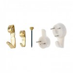 CENTRALE BRICO Lot de 22 crochets assortis acier et béton pour tableaux et cadres LE CROCHET FR