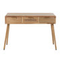 Voir la diapositive 2 : Paris Prix Console 3 Tiroirs en Bois  Nivelo  110cm Naturel