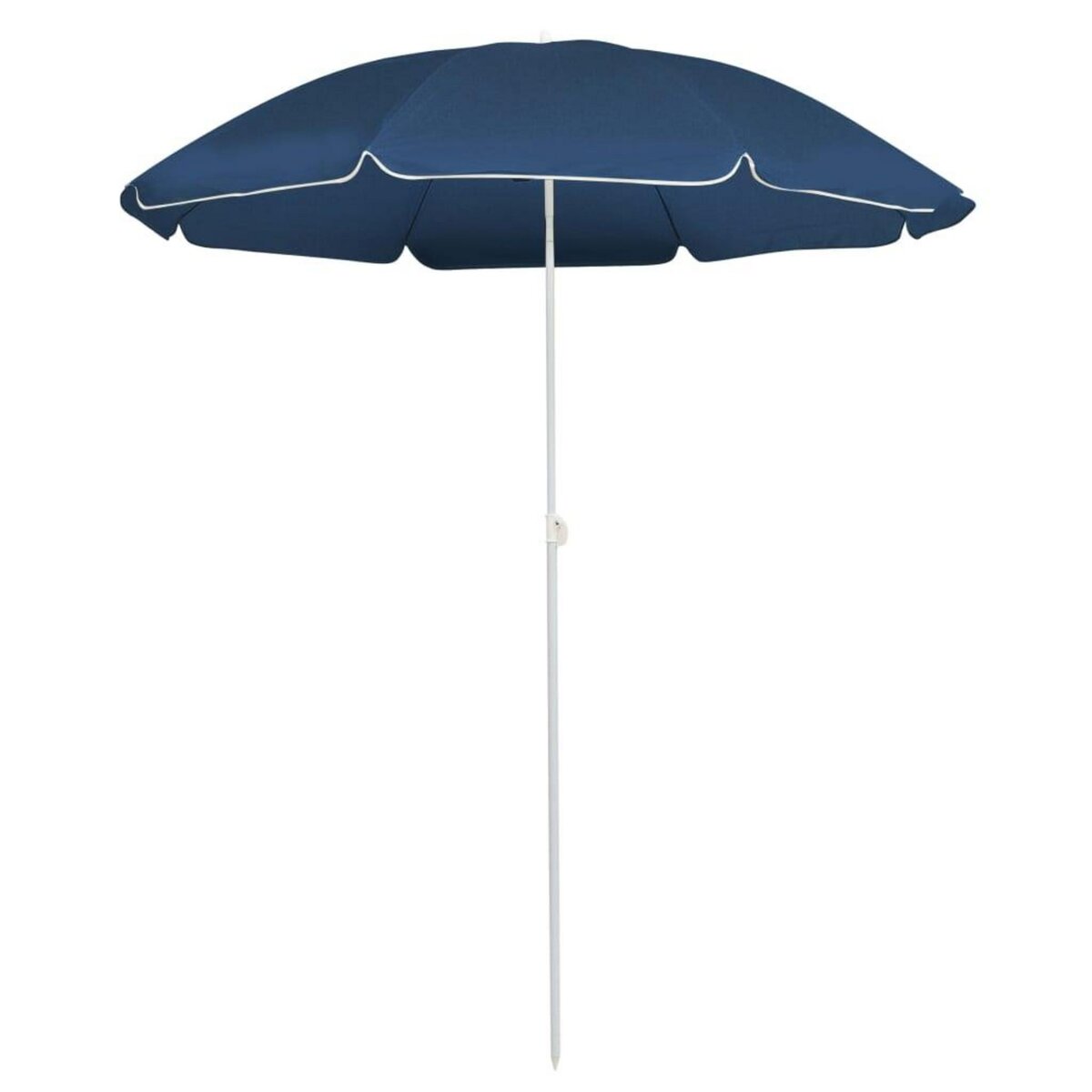 VIDAXL Parasol de jardin avec mat en acier bleu 180 cm