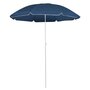 Voir la diapositive 1 : VIDAXL Parasol de jardin avec mat en acier bleu 180 cm