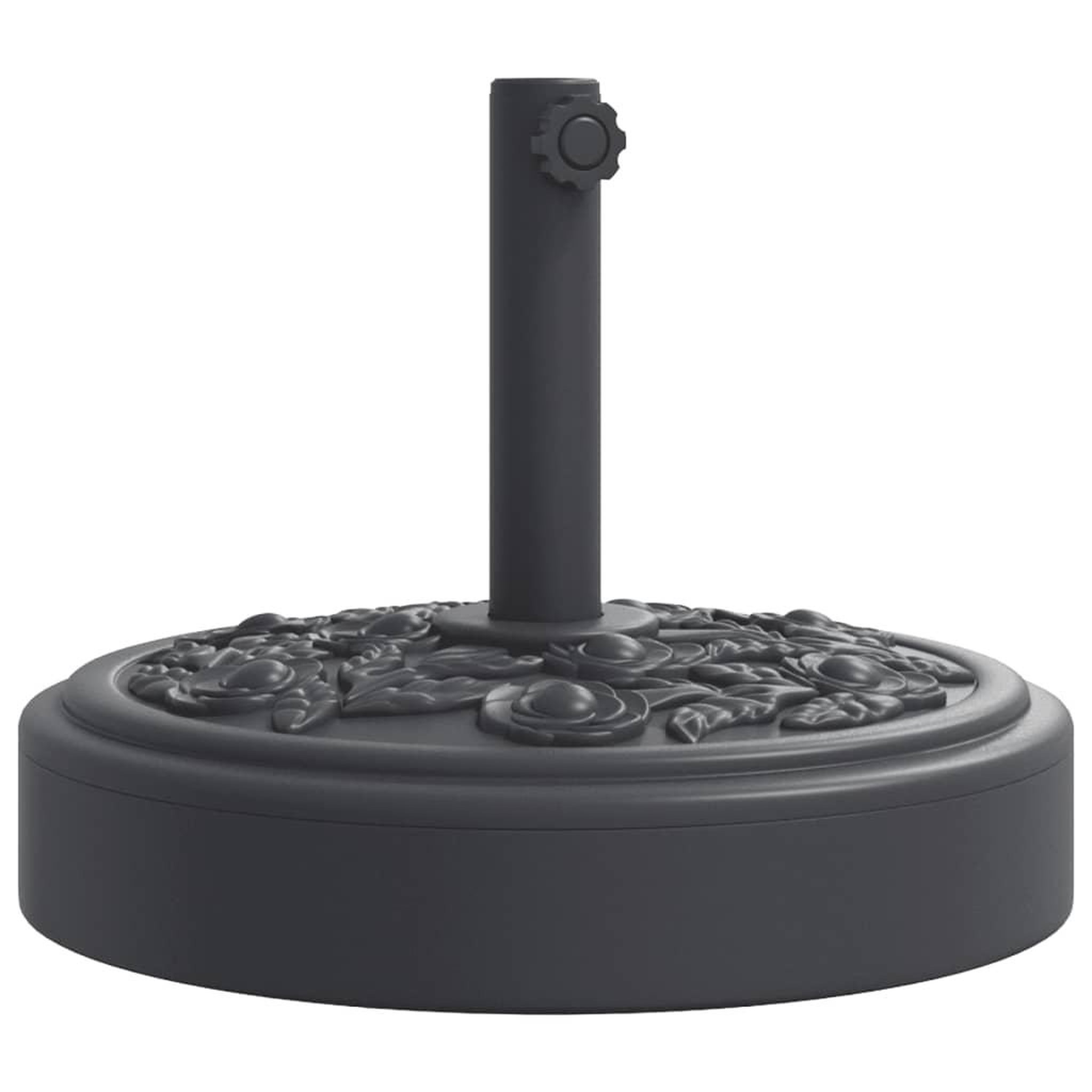 Voir la diapositive 2 : VIDAXL Base de parasol pour mats Ø38 / 48 mm 25 kg rond