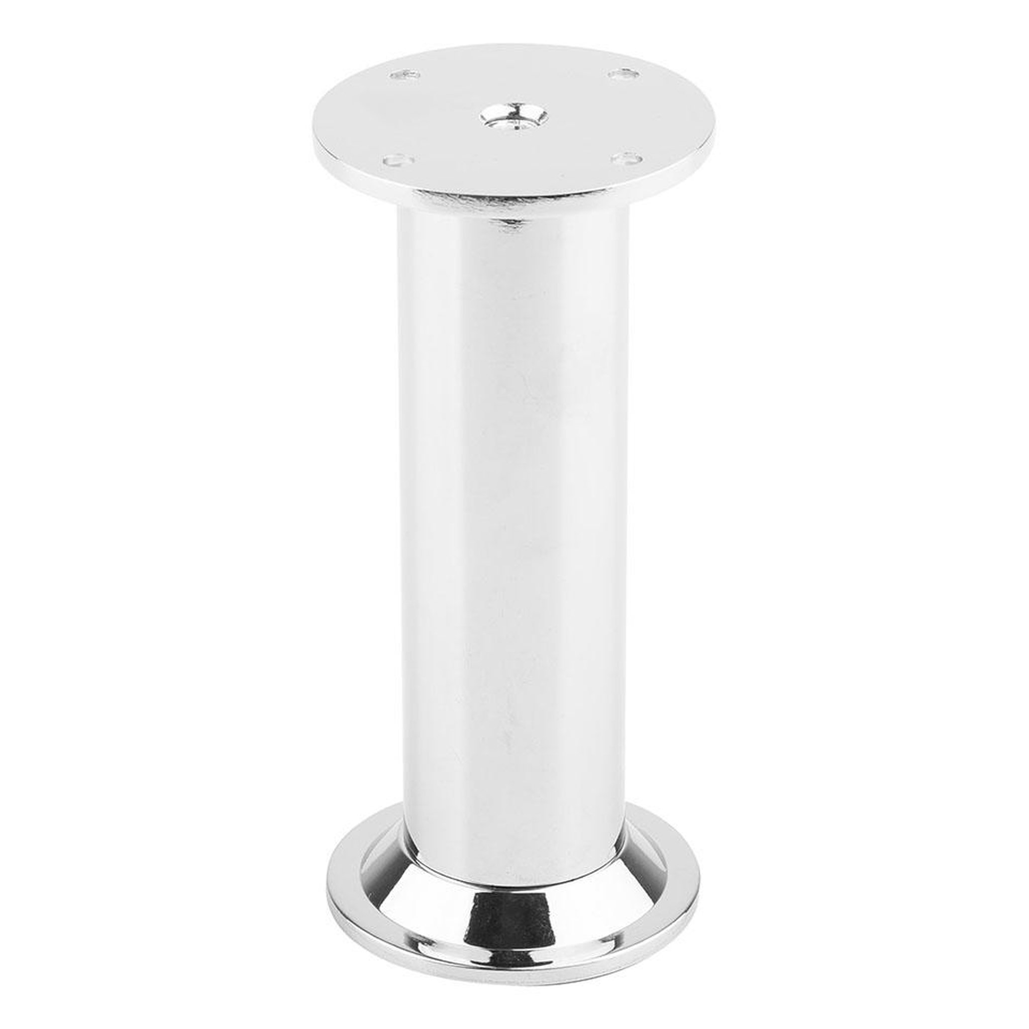 CENTRALE BRICO Pied de meuble fa004 120 mm réglable chrome brillant