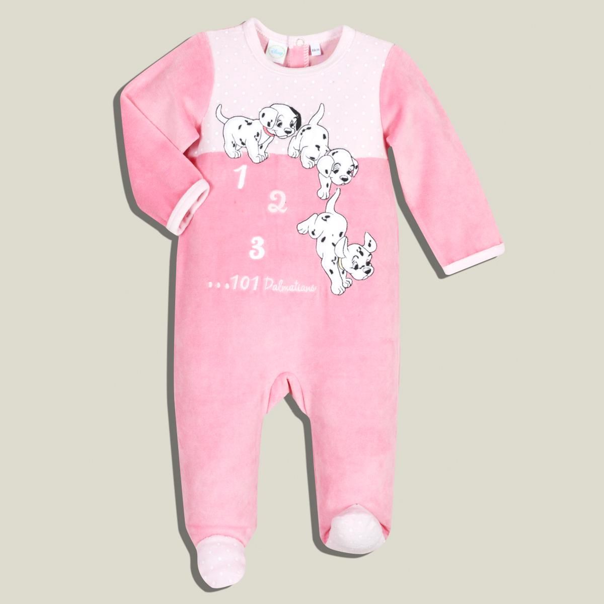 Pyjama en velours bébé