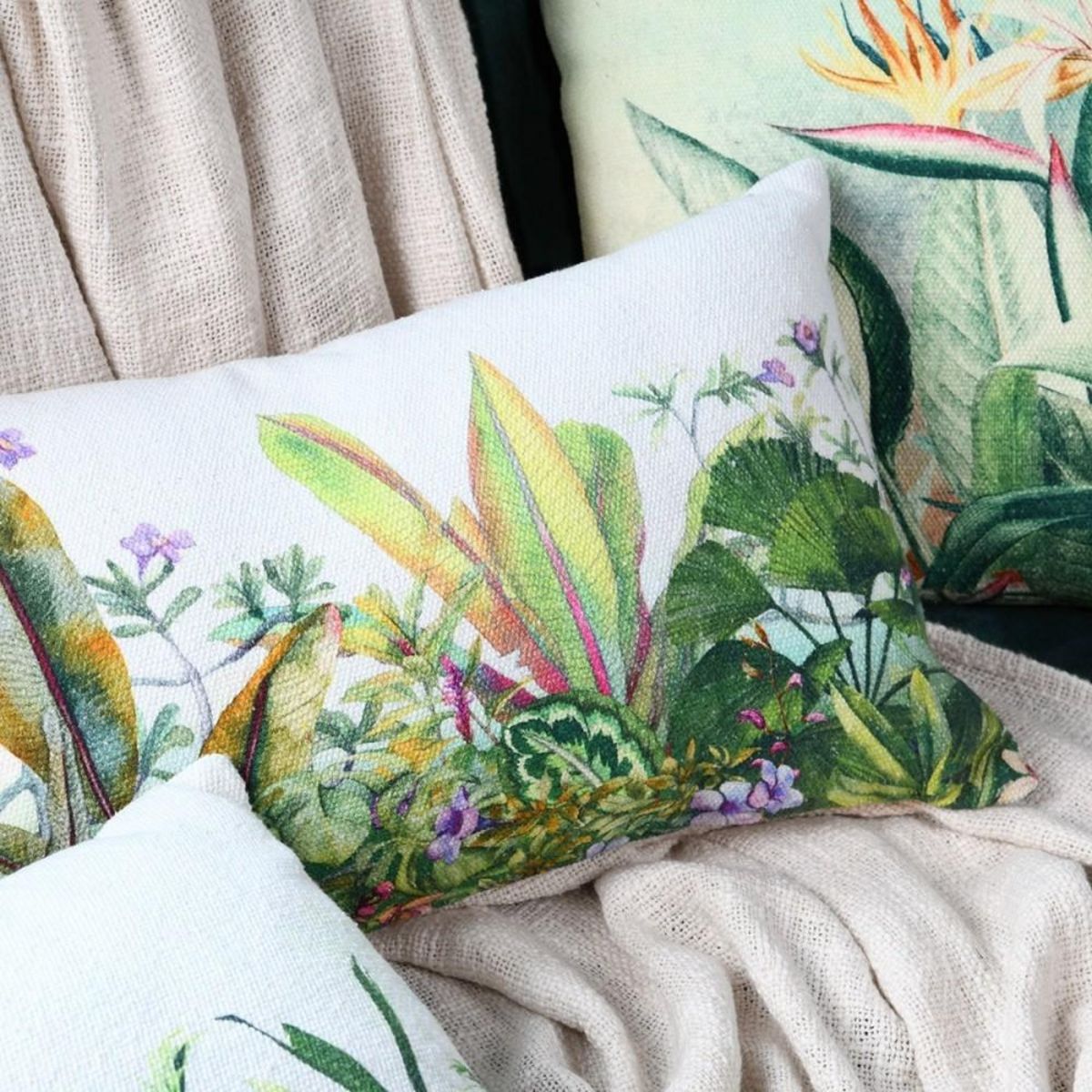 Lovely Casa Coussin 30x50 cm Olya coton