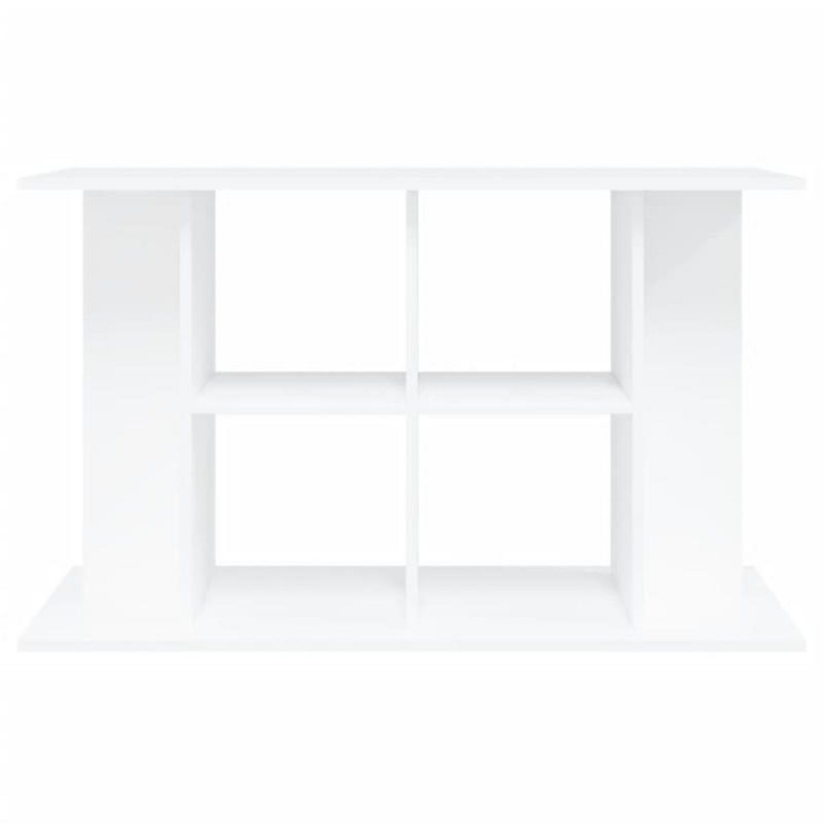 VIDAXL Support pour aquarium blanc 100x40x60 cm bois d ingénierie