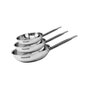 Voir la diapositive 1 : Fackelmann Set de 3 poêles 20 24 et 28 cm en inox Fackelmann Eterna
