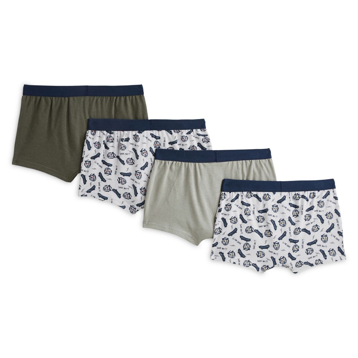 INEXTENSO Lot de 4 boxers garçon