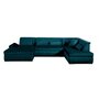 Voir la diapositive 5 : LISA DESIGN Vermont - canapé panoramique d'angle droit - 7 places - xxl - en velours