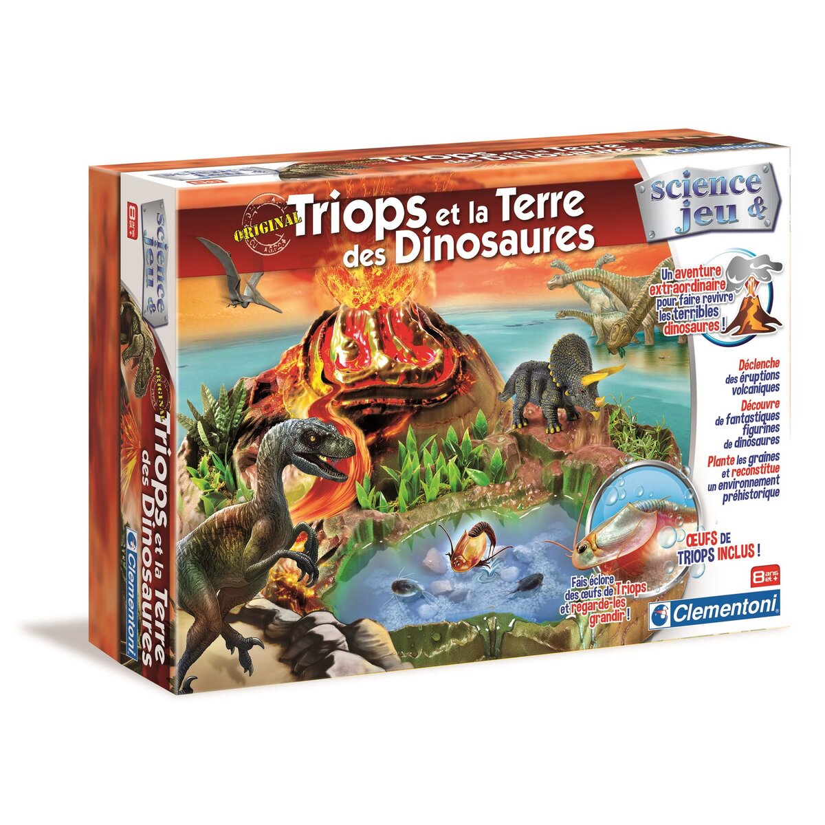 CLEMENTONI Triops & la Terre des Dinosaures