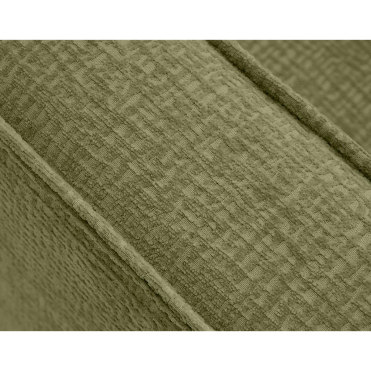 LISA DESIGN Jake - canapé d'angle gauche 4 places convertible avec coffre en tissu velours relief