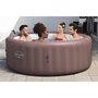 Voir la diapositive 2 : BESTWAY Spa gonflable BESTWAY - Lay-Z-Spa Hawaii - 140 airjets - 196 x 71 cm - 4 a 6 places - Rond (couverture, cartouche, diffuseur)