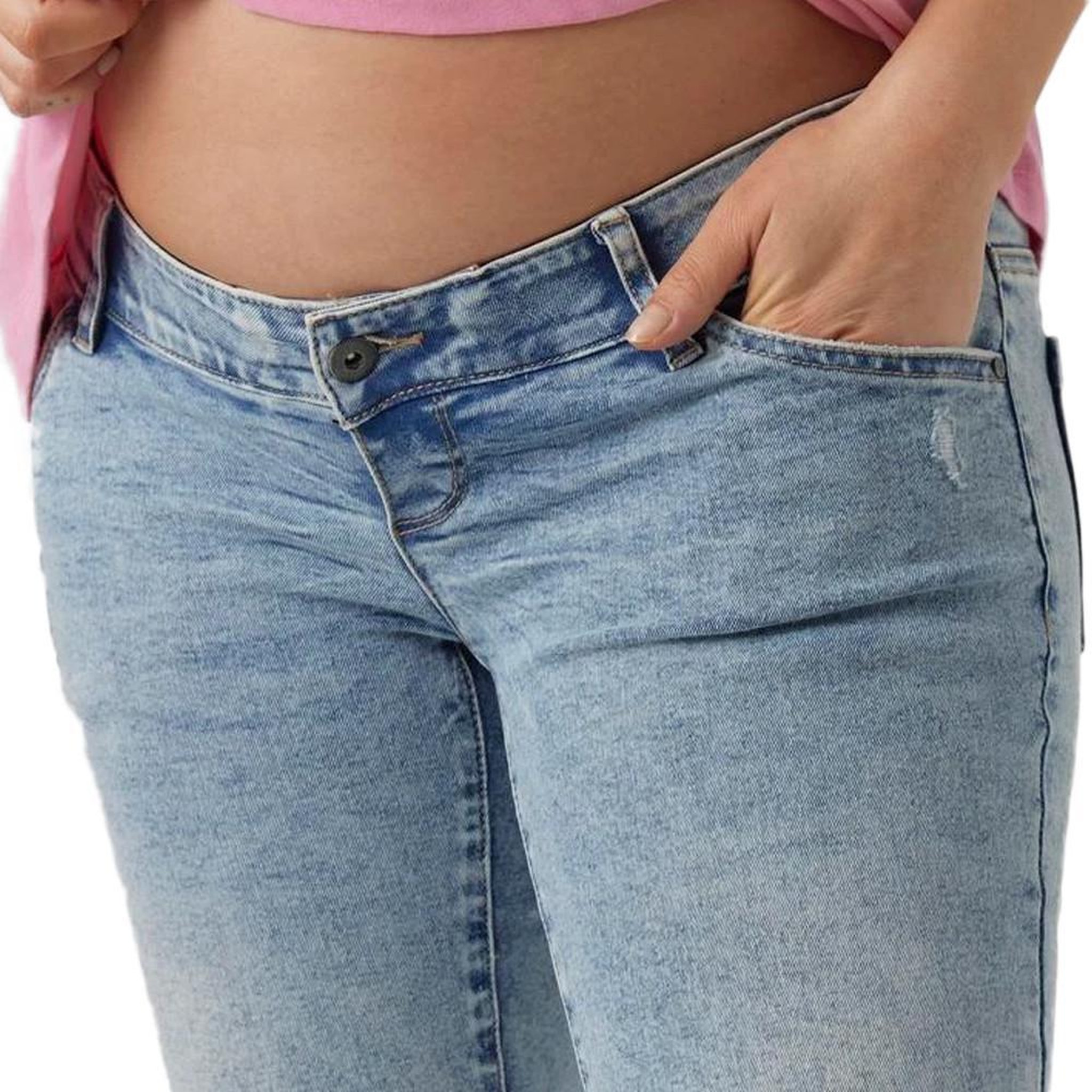 Voir la diapositive 3 : MAMALICIOUS Jean Slim  Femme Mamalicious Barka