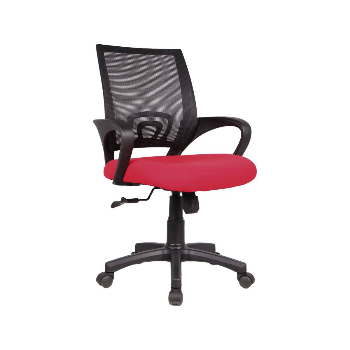 Habitat et Jardin Fauteuil de bureau à roulettes  Dana  - Noir/Rouge