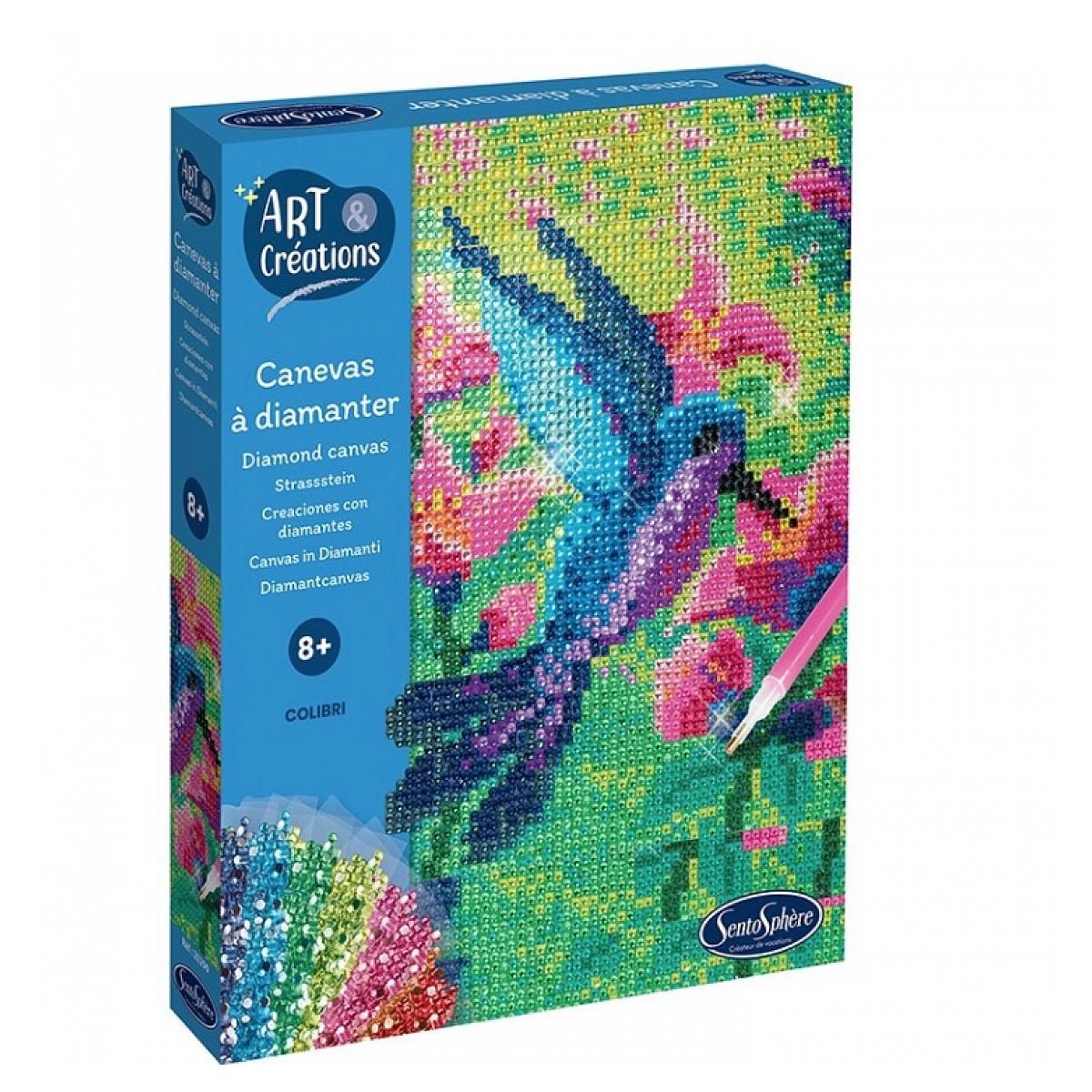Sentosphere Canevas a diamanter - Colibri - Art et creations