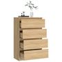 Voir la diapositive 5 : VIDAXL Buffet Chene sonoma 60x35x98,5 cm Bois d'ingenierie