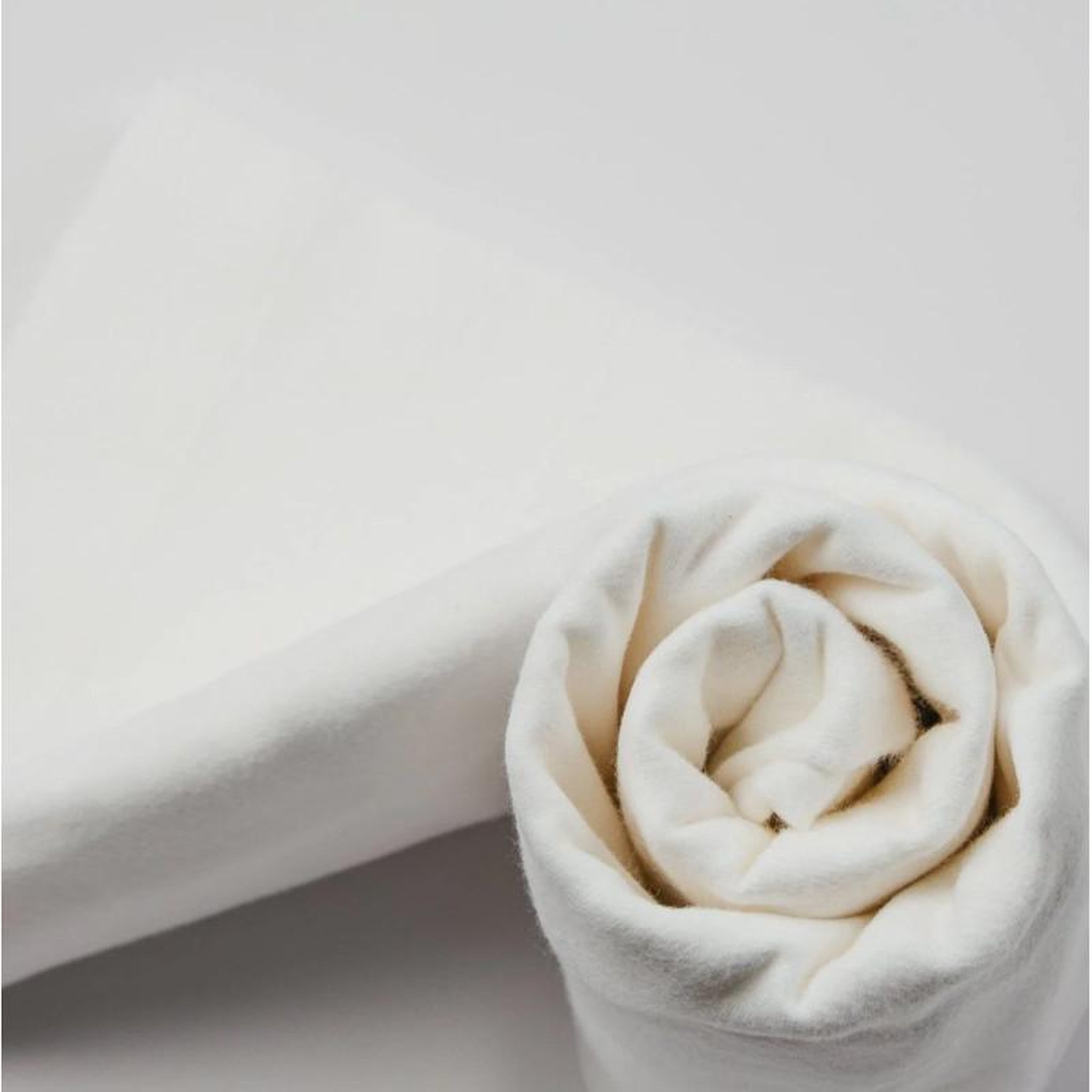 COTON PUR Protège matelas flanelle 140 x 190 cm / 100% Coton