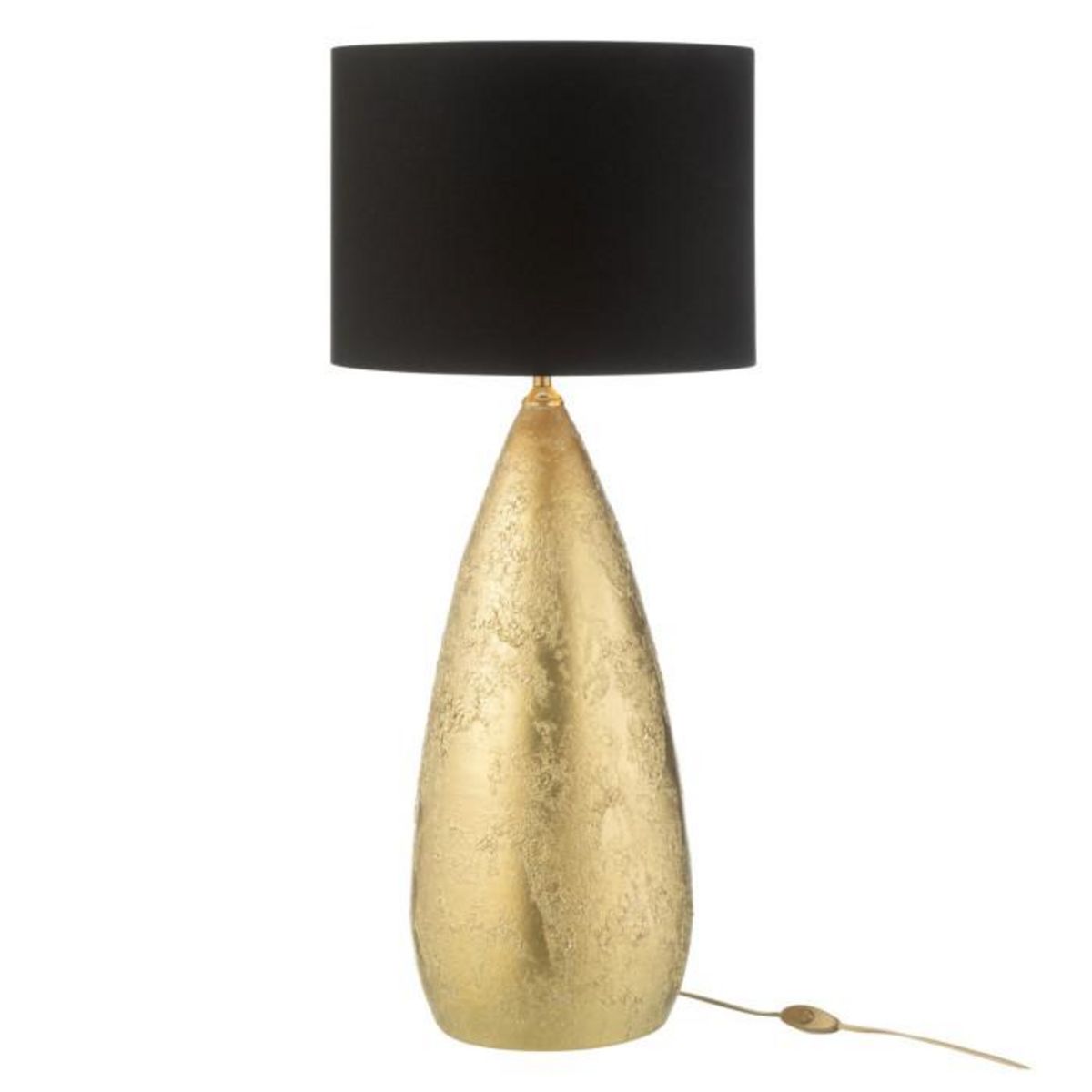 Paris Prix Lampe à Poser Goutte en Céramique  Plum  79cm Or