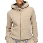 SUPERDRY Sweat Zippé  Femme Superdry Essential. Coloris disponibles : Beige