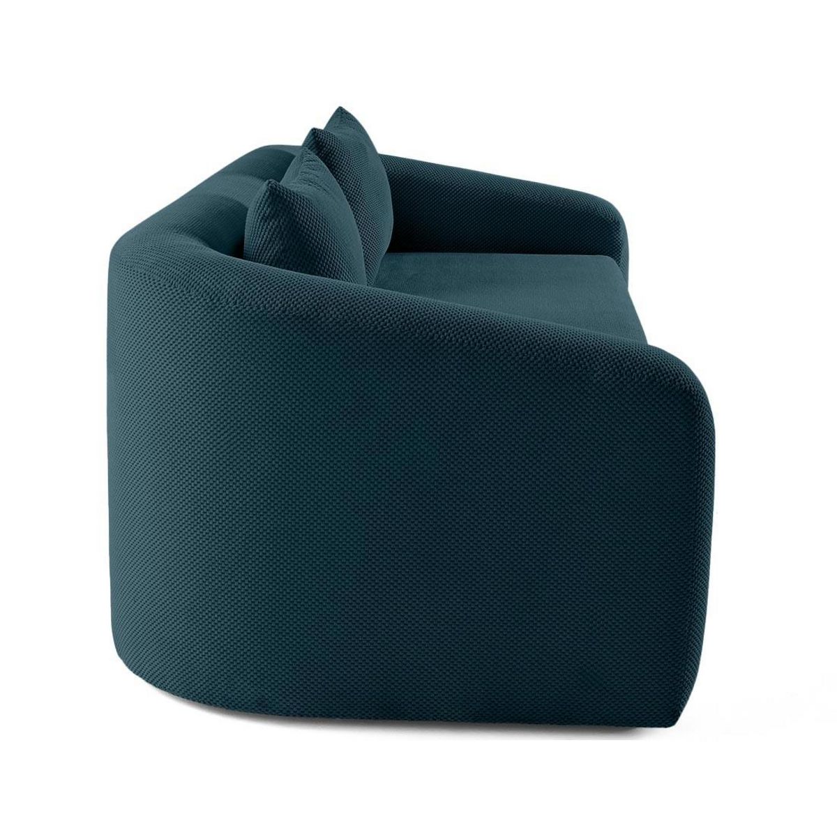 BEST MOBILIER Nuvia - canapé convertible déplimousse 3 places en velours texturé