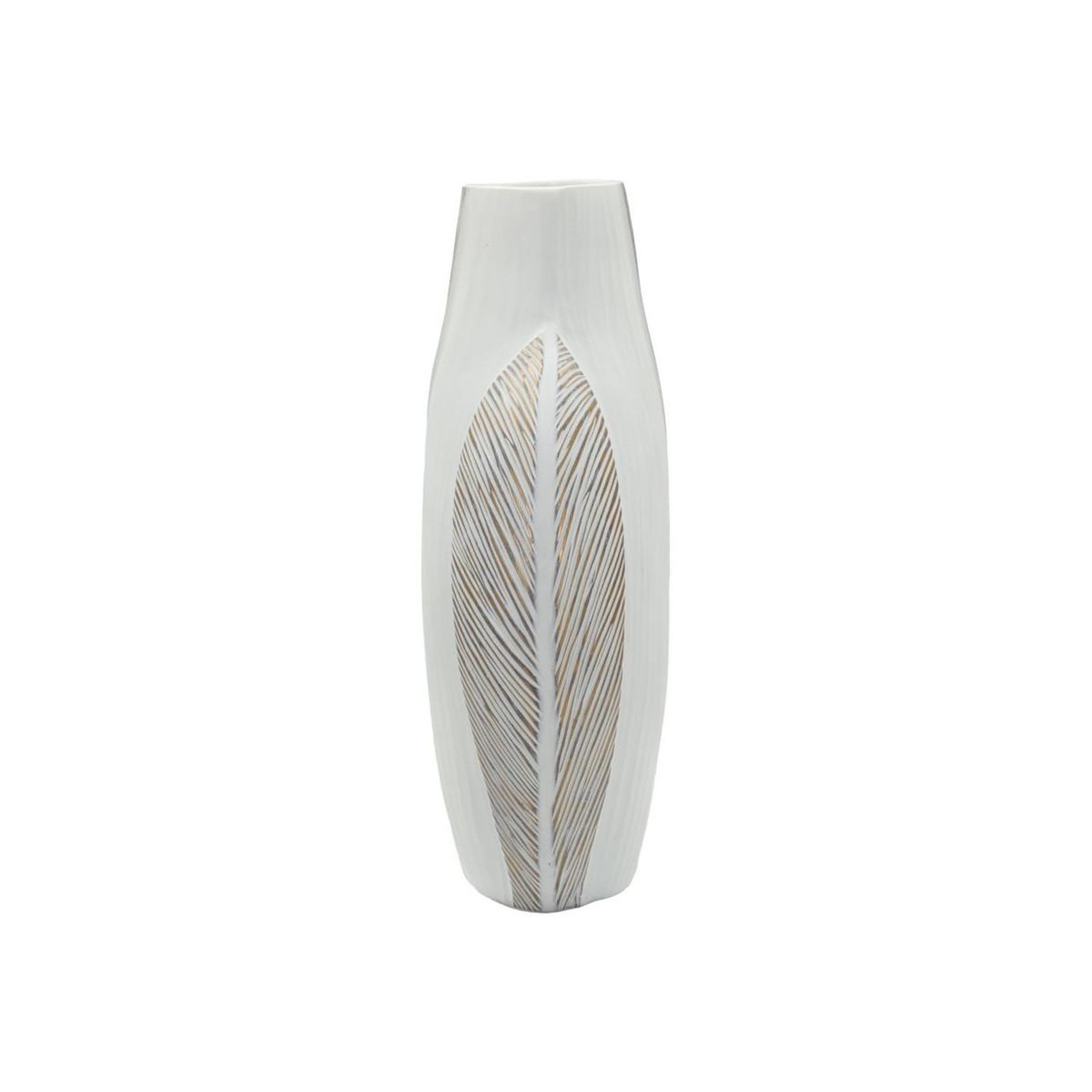 Voir la diapositive 2 : Paris Prix Vase design  hochi  37cm blanc