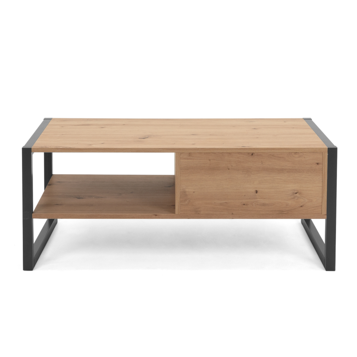 CONCEPT USINE Table basse industrielle avec tiroir KOTOR