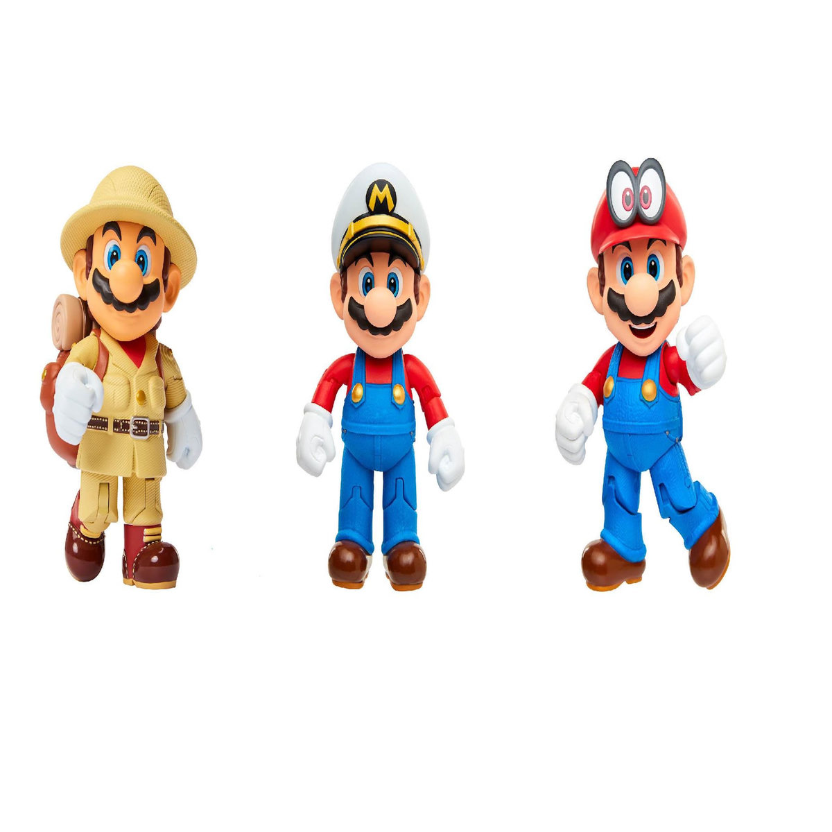 JAKKS PACIFIC Coffret de 3 figurines 10 cm Super Mario Odyssey