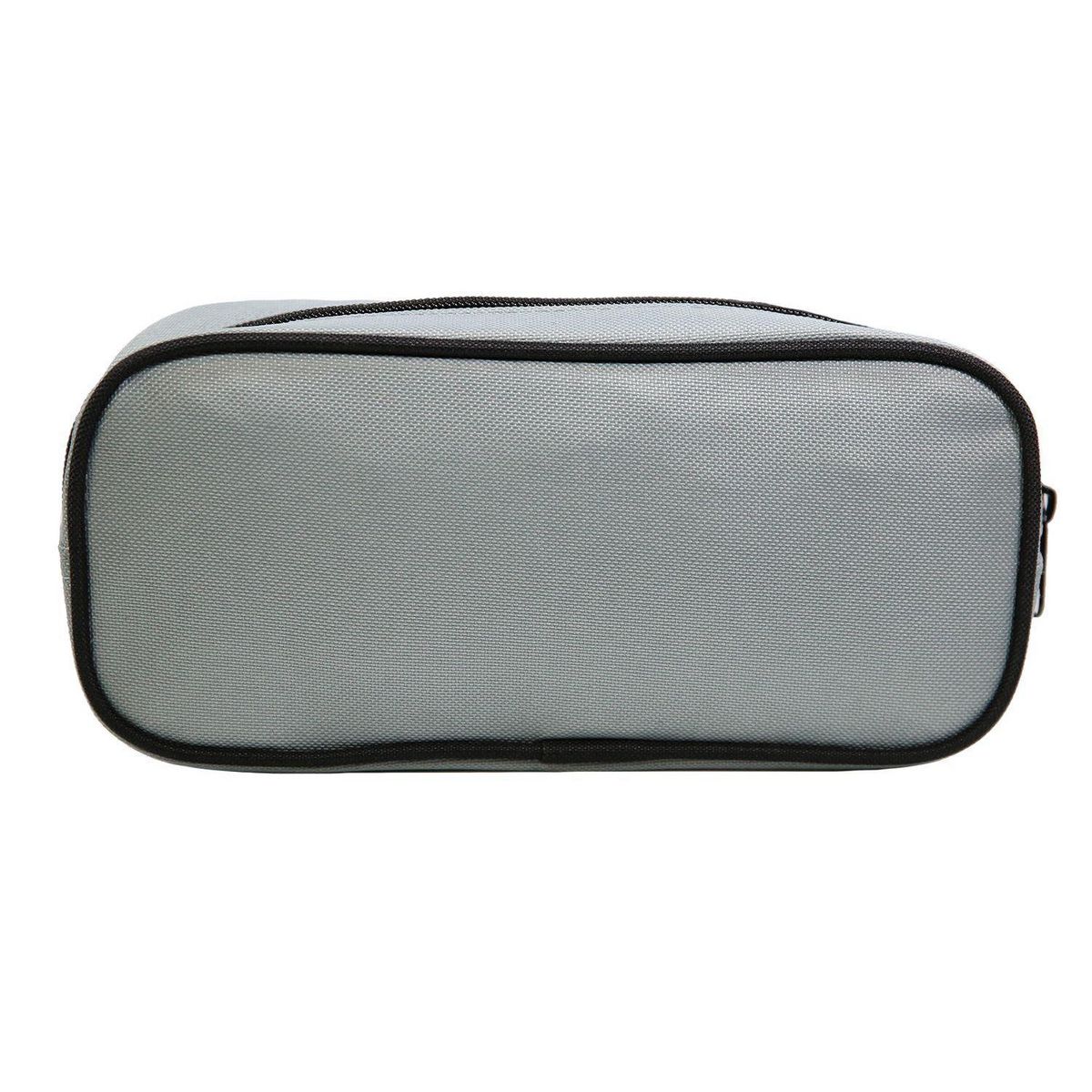 Bagtrotter Trousse scolaire rectangulaire Star Wars / The Mandalorian Noire et Grise Bagtrotter