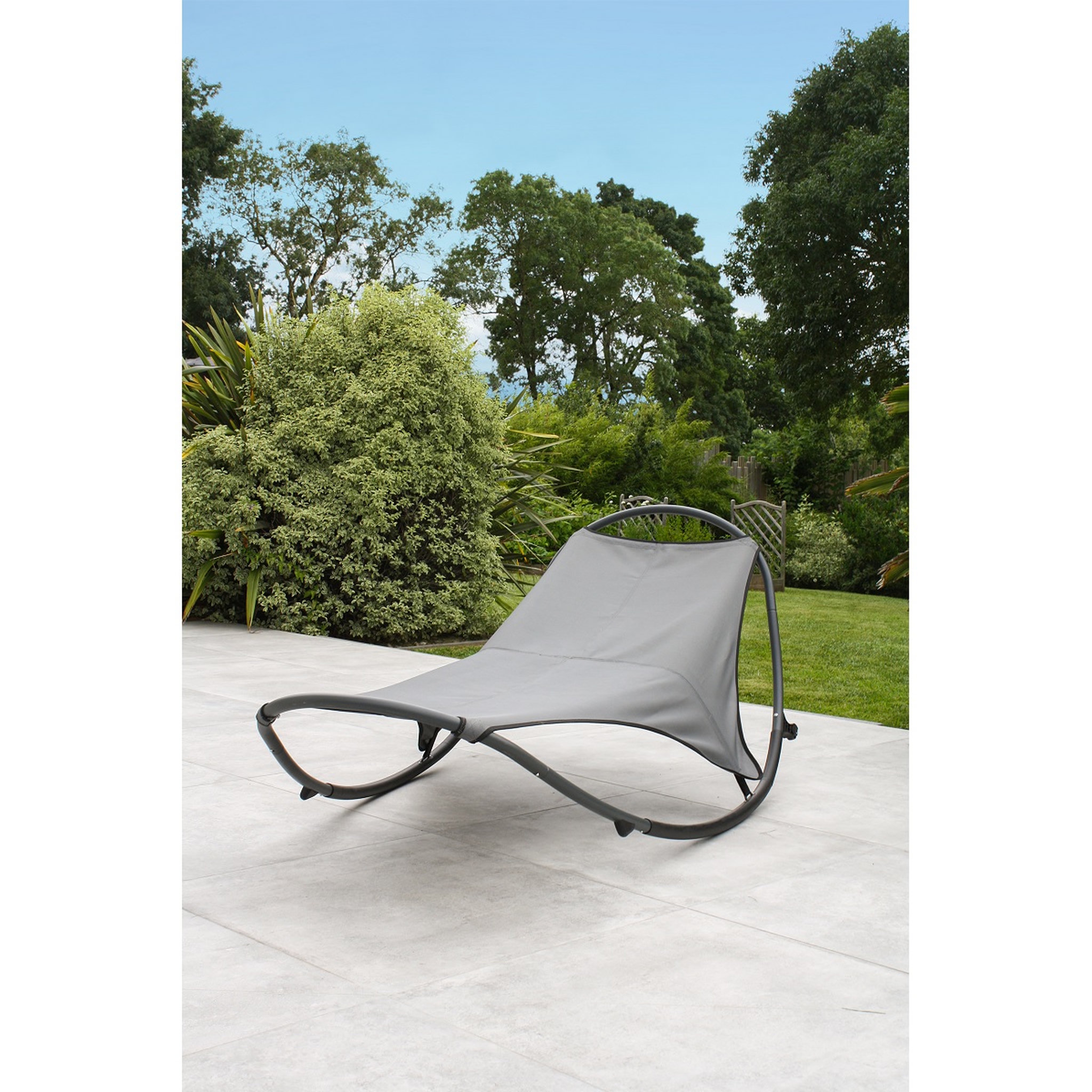 Voir la diapositive 5 : DCB GARDEN Bain de soleil - Acier - Gris - HENDAYE
