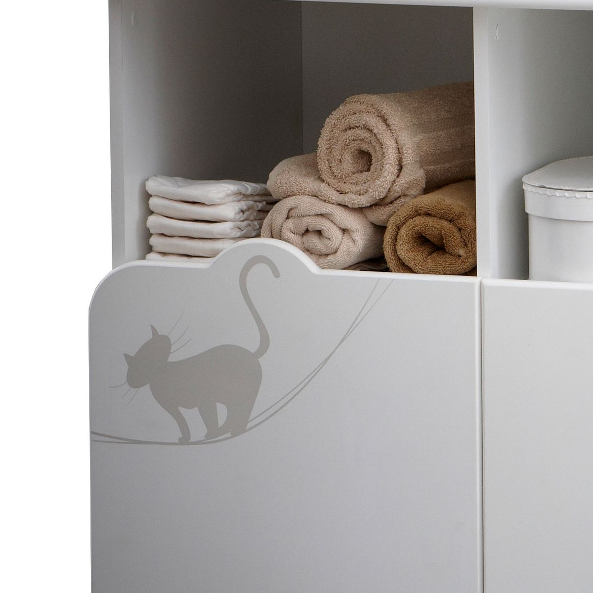 Commode + Plan à langer amovible KATY