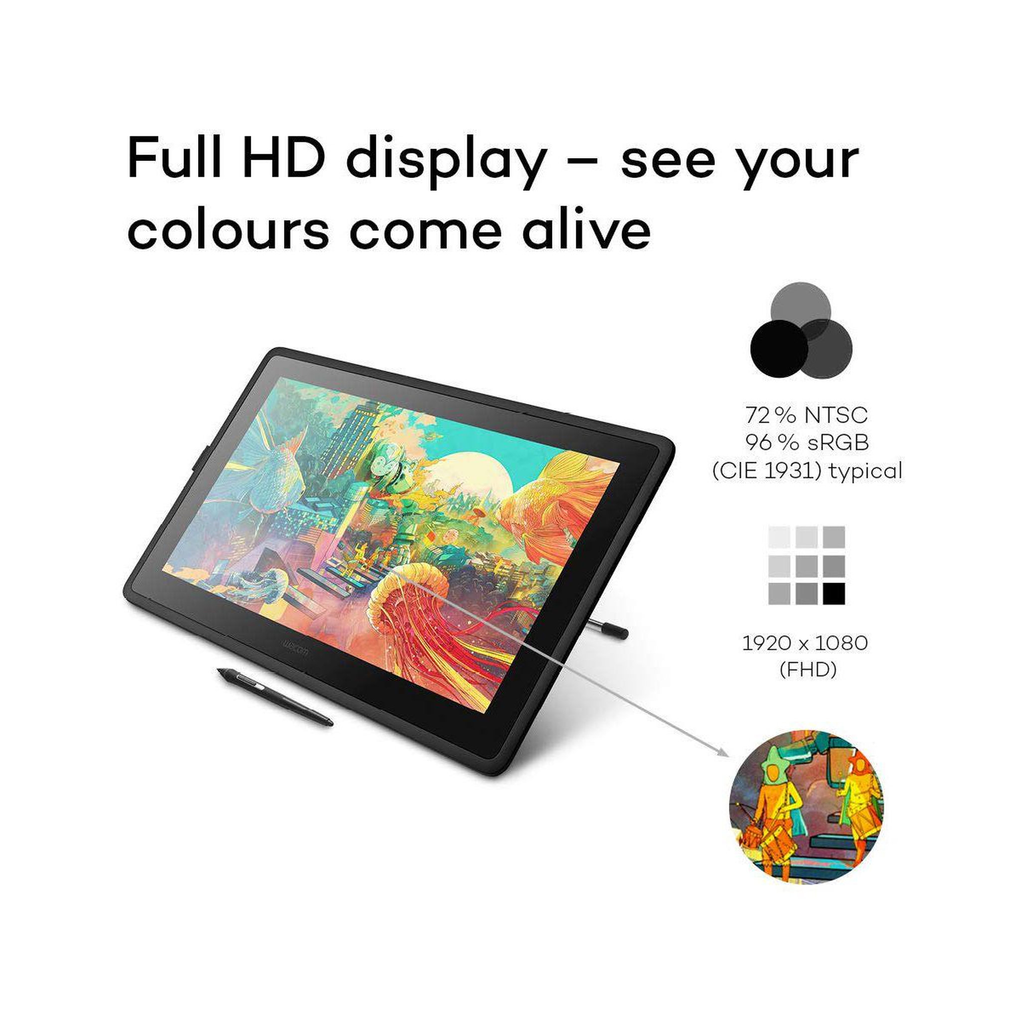 Voir la diapositive 2 : Wacom Tablette graphique CINTIQ 22