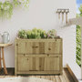 Voir la diapositive 3 : VIDAXL Jardiniere 90x50x70 cm bois de pin impregne