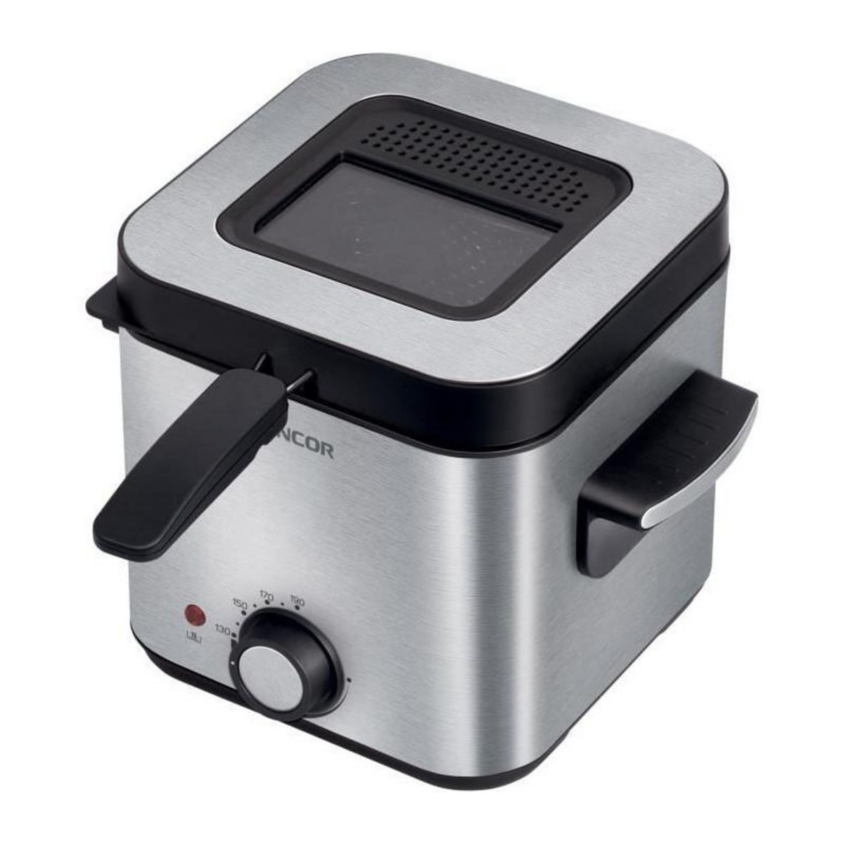 SENCO Friteuse - SENCOR - SFR 6200SS - 900 W - 1,5 L - Noir / Acier inoxydable