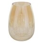 Voir la diapositive 1 : ATMOSPHERA Vase en Verre Craquelé  Alexis  25cm Transparent
