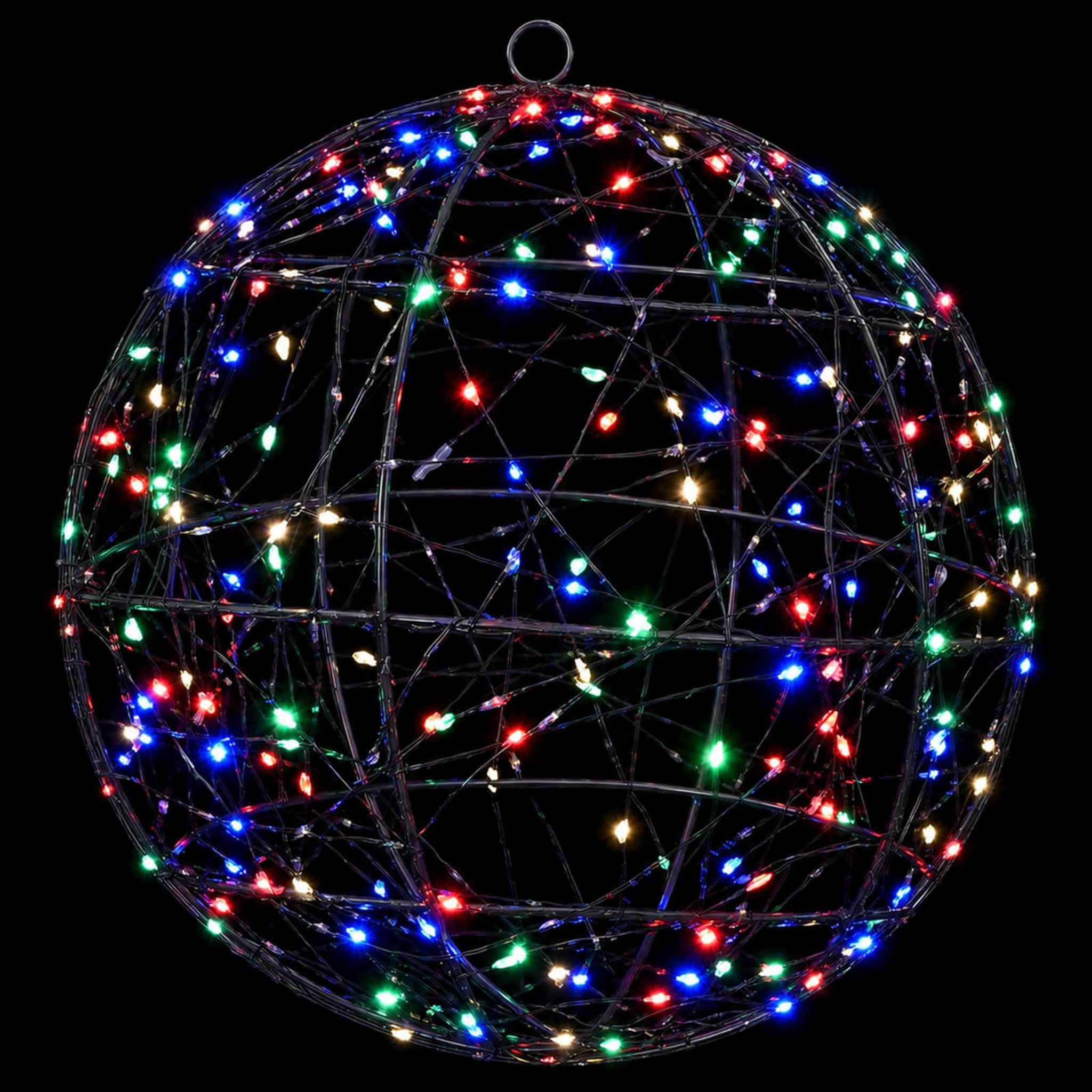 Voir la diapositive 5 : VIDAXL Lumiere de finial de Noël 300 LED Multicolore Ø 30 x 32 cm